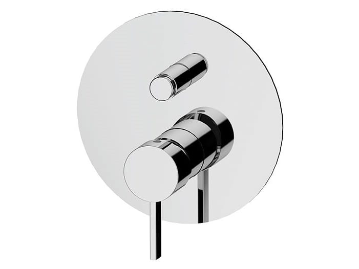 Однорычажный встраиваемый смеситель для ванны с переключателем Remer Rubinetterie Метрика ARCH-00142423