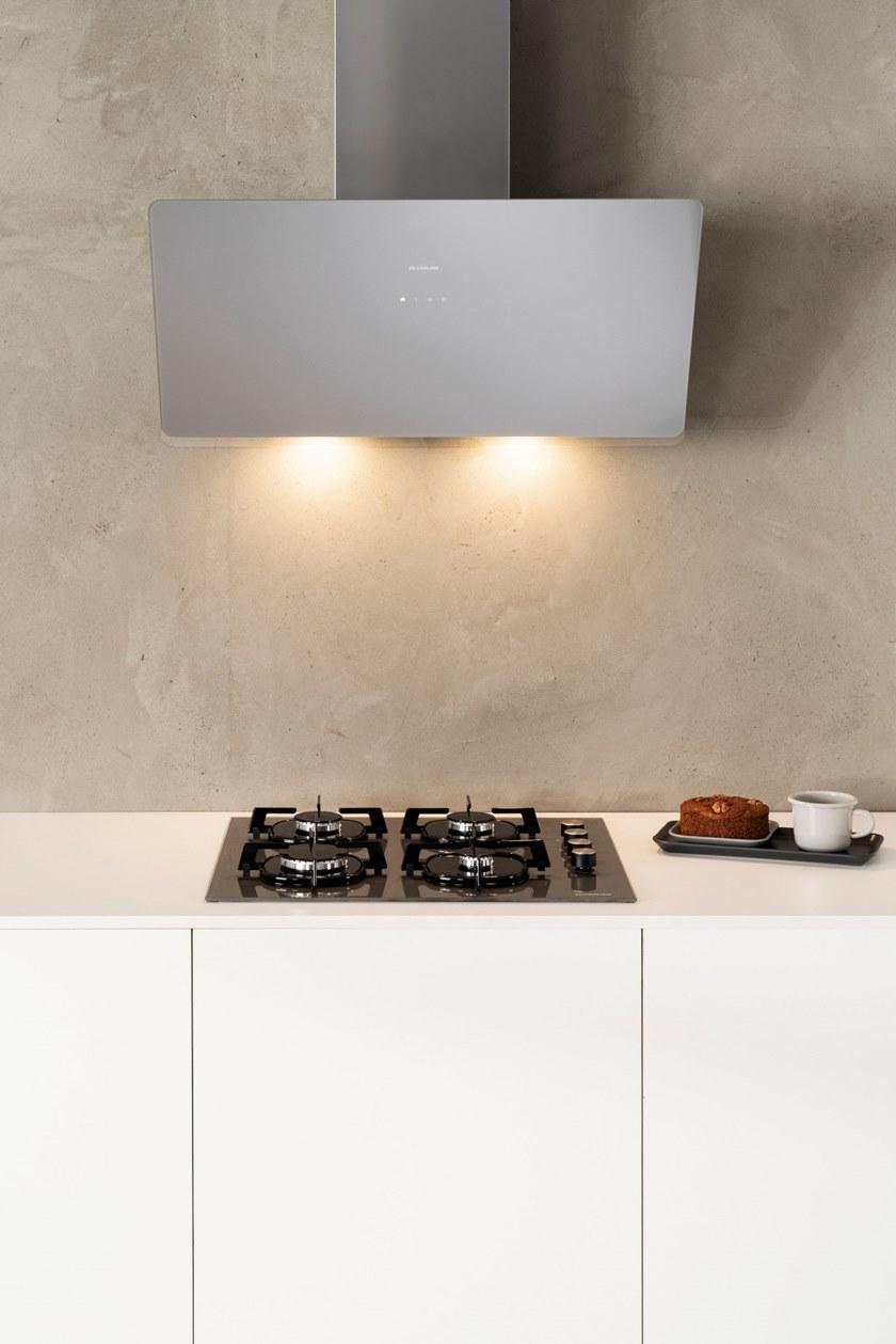 Silverline Настенная вытяжка из алюминия и стекла с сенсорным управлением sun-id-1483643 - Вид №4