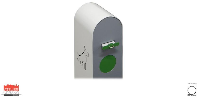 DIMCAR Контейнер для собачьих экскрементов из оцинкованной стали  G460  - Вид №7