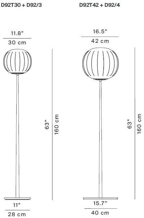 LUCEPLAN Светодиодный торшер из дутого стекла Lita sun-id-1373981 - Вид №3