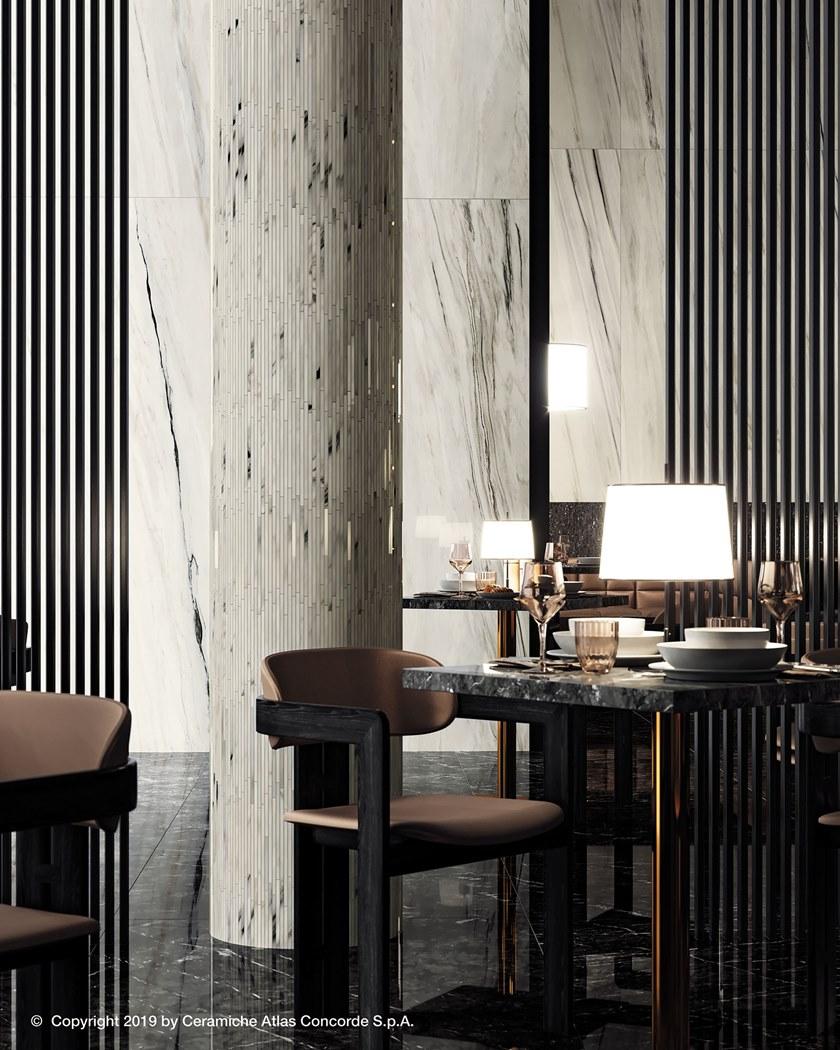 Atlas Concorde Белая плитка для стен с эффектом мрамора Marvel dream sun-id-1460935 - Вид №51