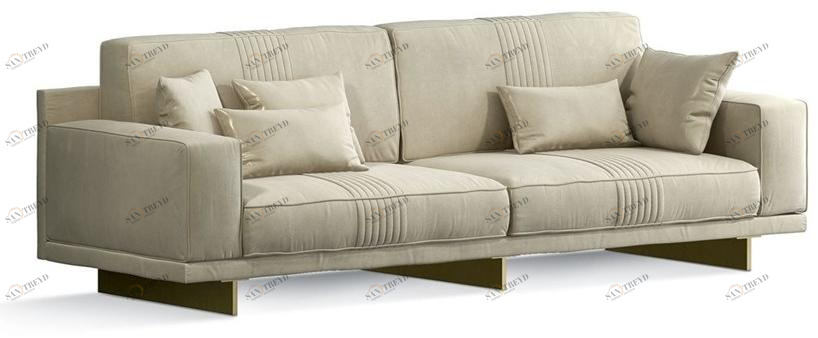 Carpanese Home Базовый диван из ткани для 4-х мест Contemporary 7344