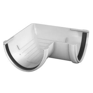 Угол желоба универсальный на 90° цвет белый