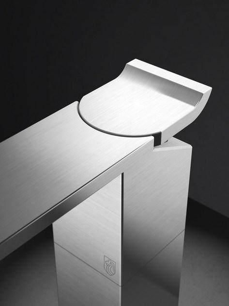 Radomonte Смеситель для раковины, однорычажный, настольный, из нержавеющей стали Okami Okm2 - Вид №2