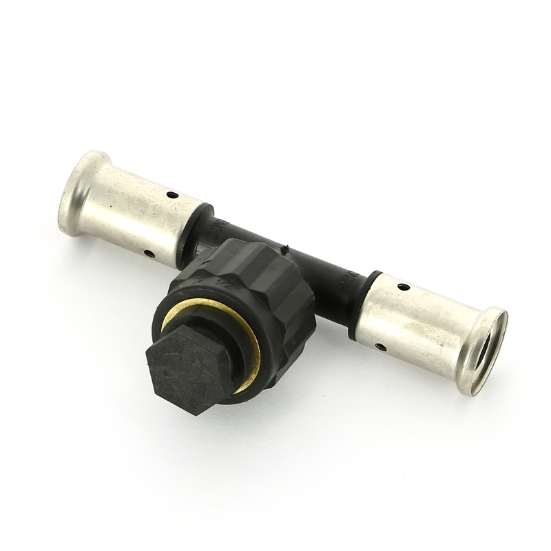 Тройник пресс-В PVDF HENCO 16x1/2"x16 13PK160416