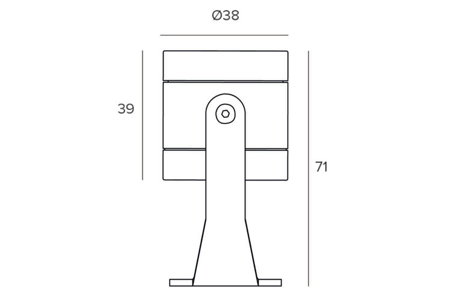 Ультра компактный регулируемый светодиодный прожектор TARGETTI Юпитер ARCH-00064833 - Вид №2