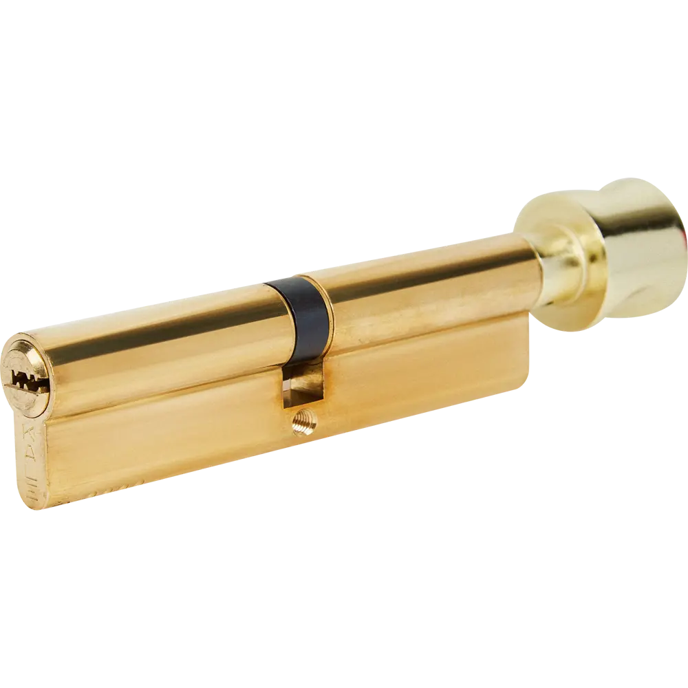 Цилиндр Kale Kilit 164 OBS 60x60 мм ключ/вертушка цвет золото 84240432 STLM-2072075