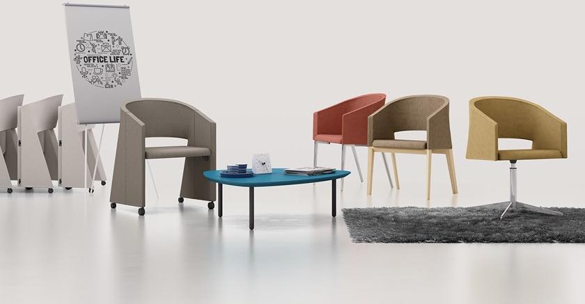 Leyform Кожаное кресло с 4 спицами и подлокотниками Reef 1988 - Вид №6