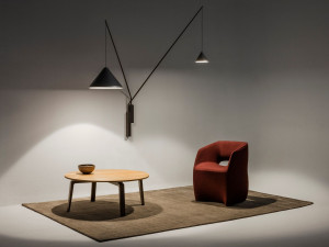 Светодиодный настенный светильник из углеродного волокна