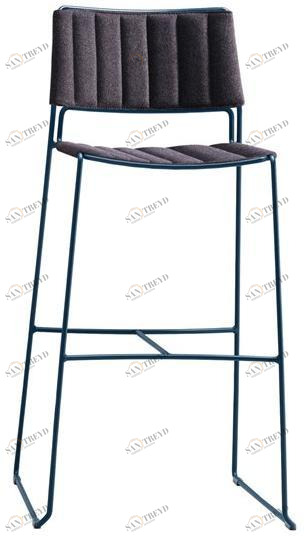 Midj Табурет высокий, обитый тканью, со спинкой Slim sun-id-1344566