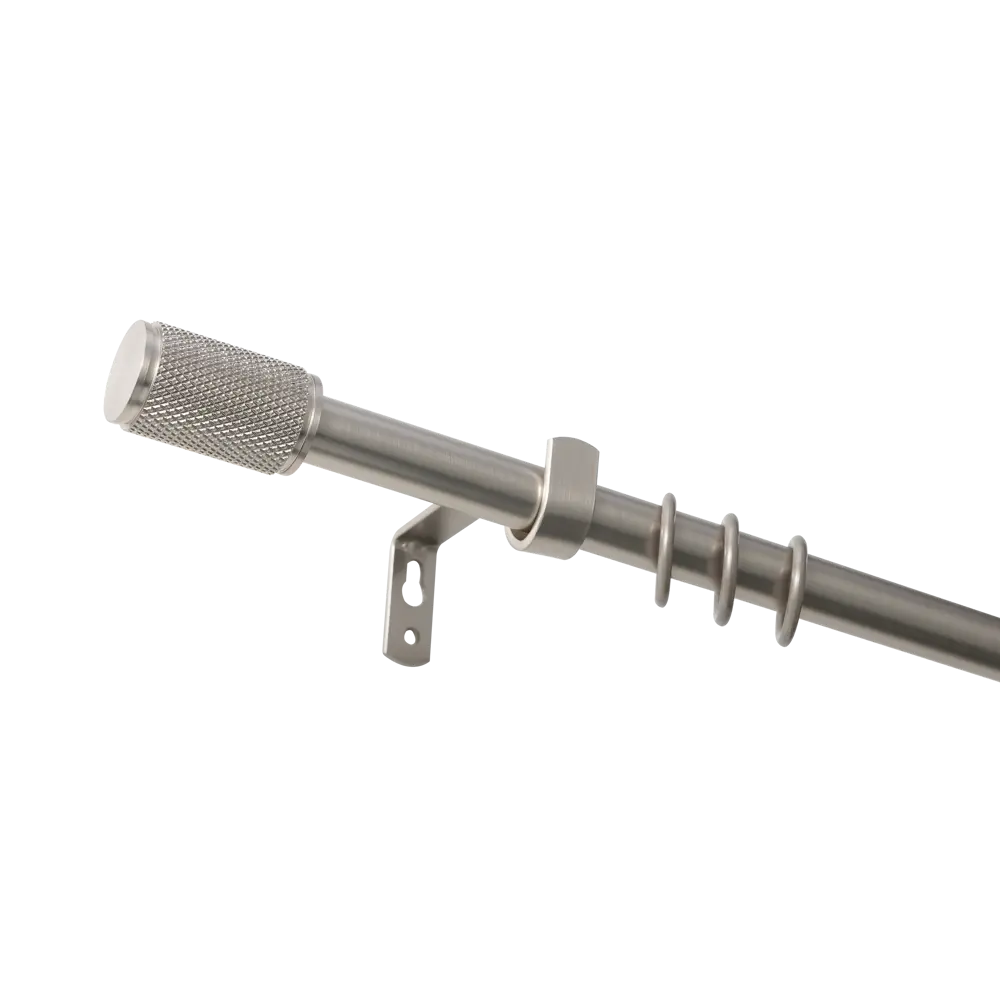 Настенный карниз раздвижной однорядный Иден d19 мм160-300 см металл цвет никель 89456643 STLM-2066993 Santreyd 