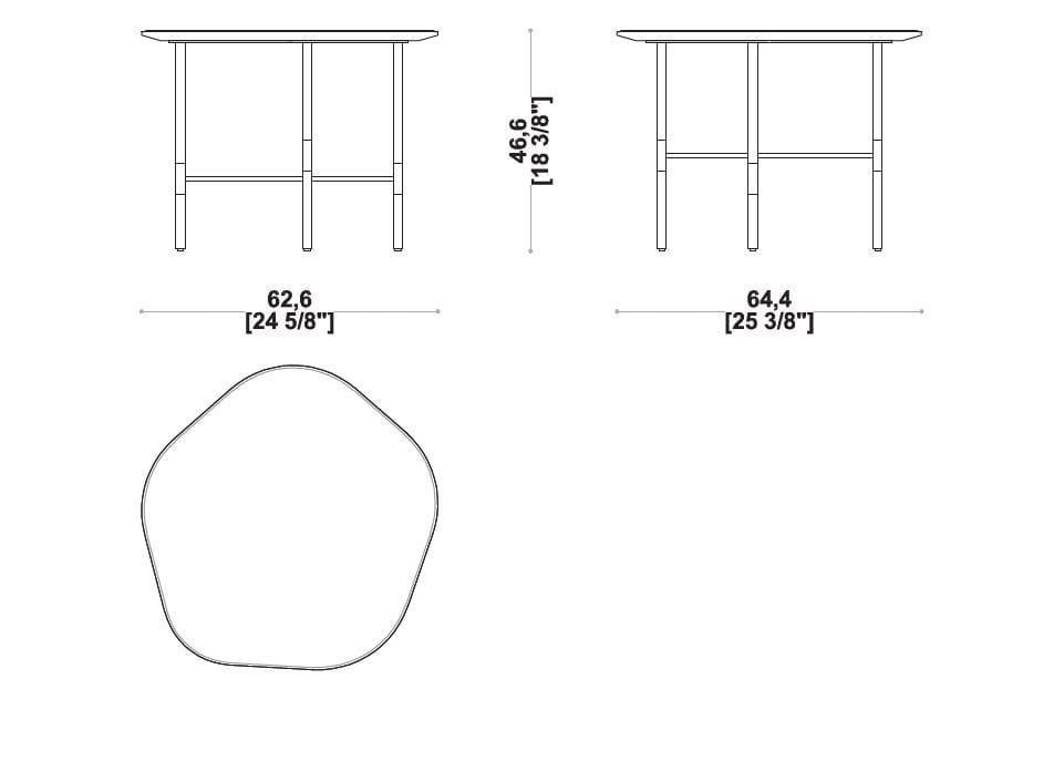 Журнальный столик Sicis JUPITER ARCH-00101303 - Вид №7