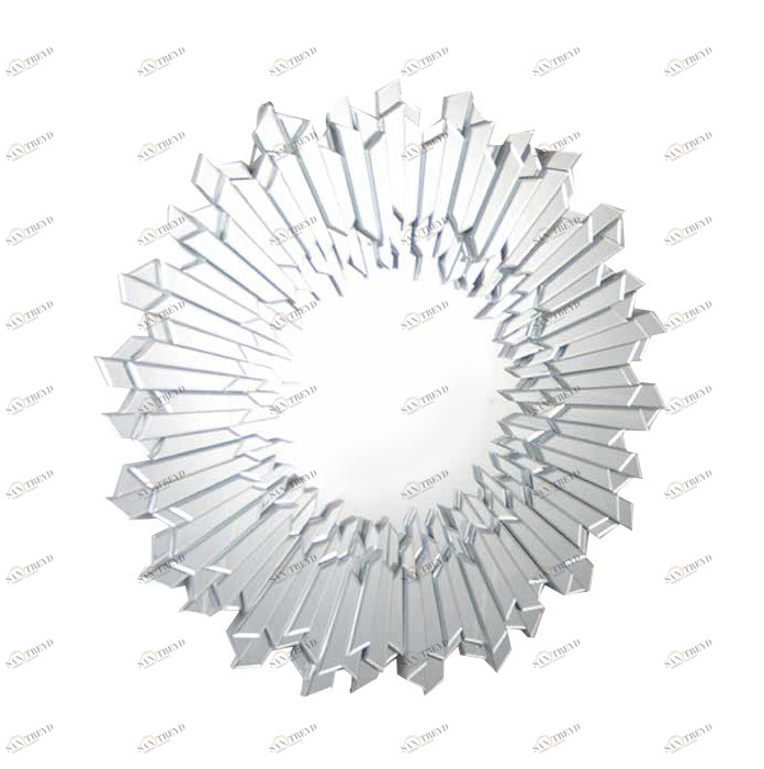 Зеркало-солнце 120 см серебряное Mirror Clear DELIGHT COLLECTION ДИЗАЙНЕРСКИЕ 00-3882987 Серебро 