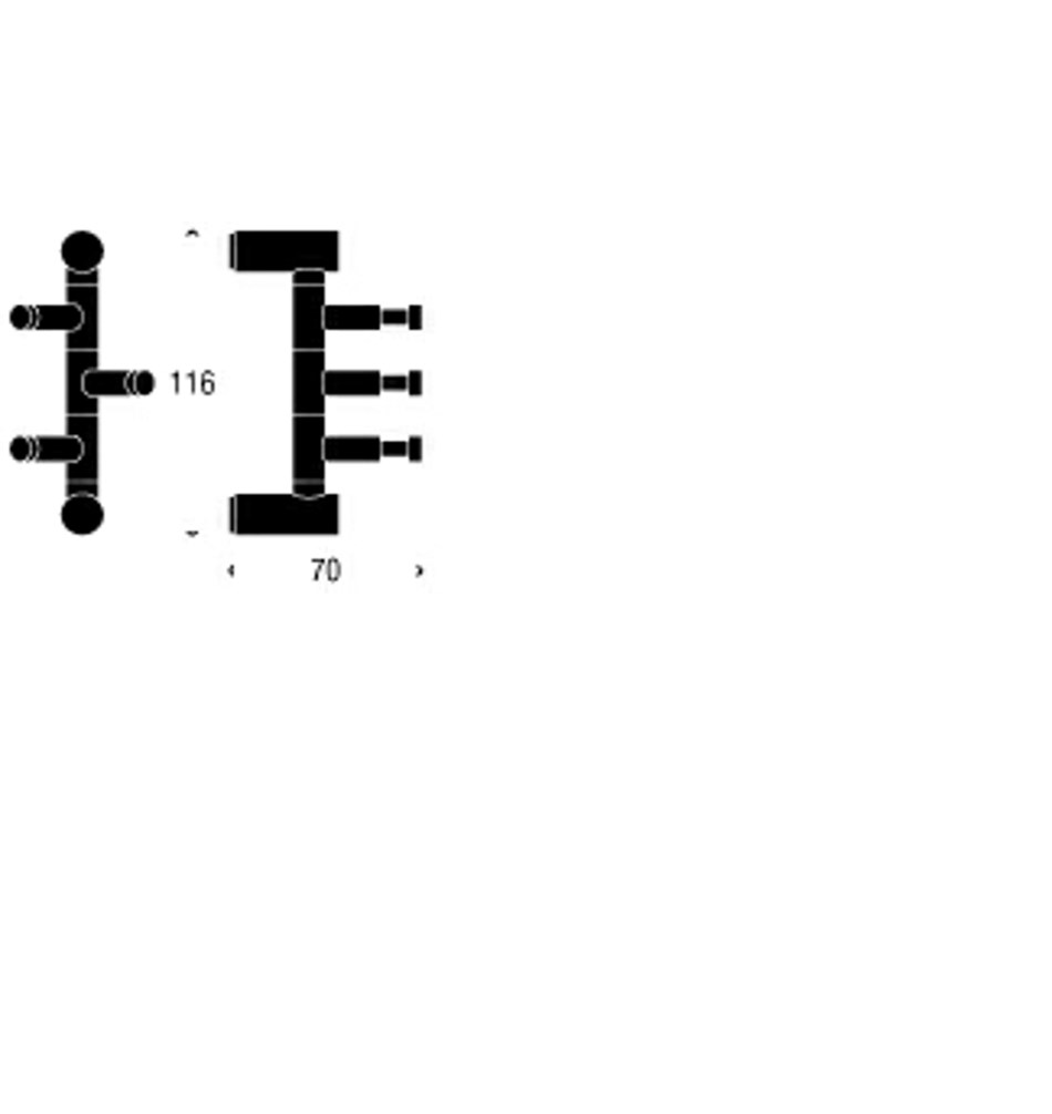 FROST Вешалка 3, 10см sun-id-1965858 - Вид №1