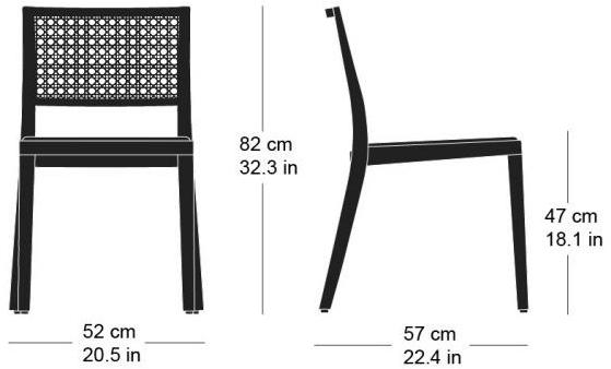horgenglarus Штабелируемый стул из массива дерева  6-596  - Вид №5