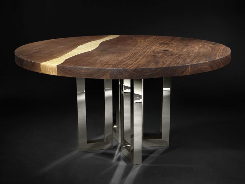 Il Pezzo Mancante Круглый стол из ореха на заказ Il pezzo 6 sun-id-1404376 - Вид №2