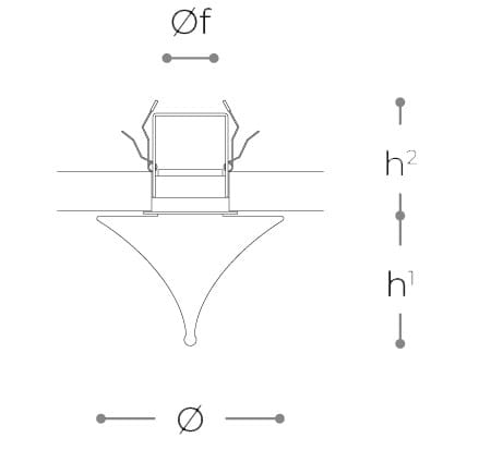 Стеклянный круглый светодиодный светильник Italamp IZAR ARCH-00070588 - Вид №3