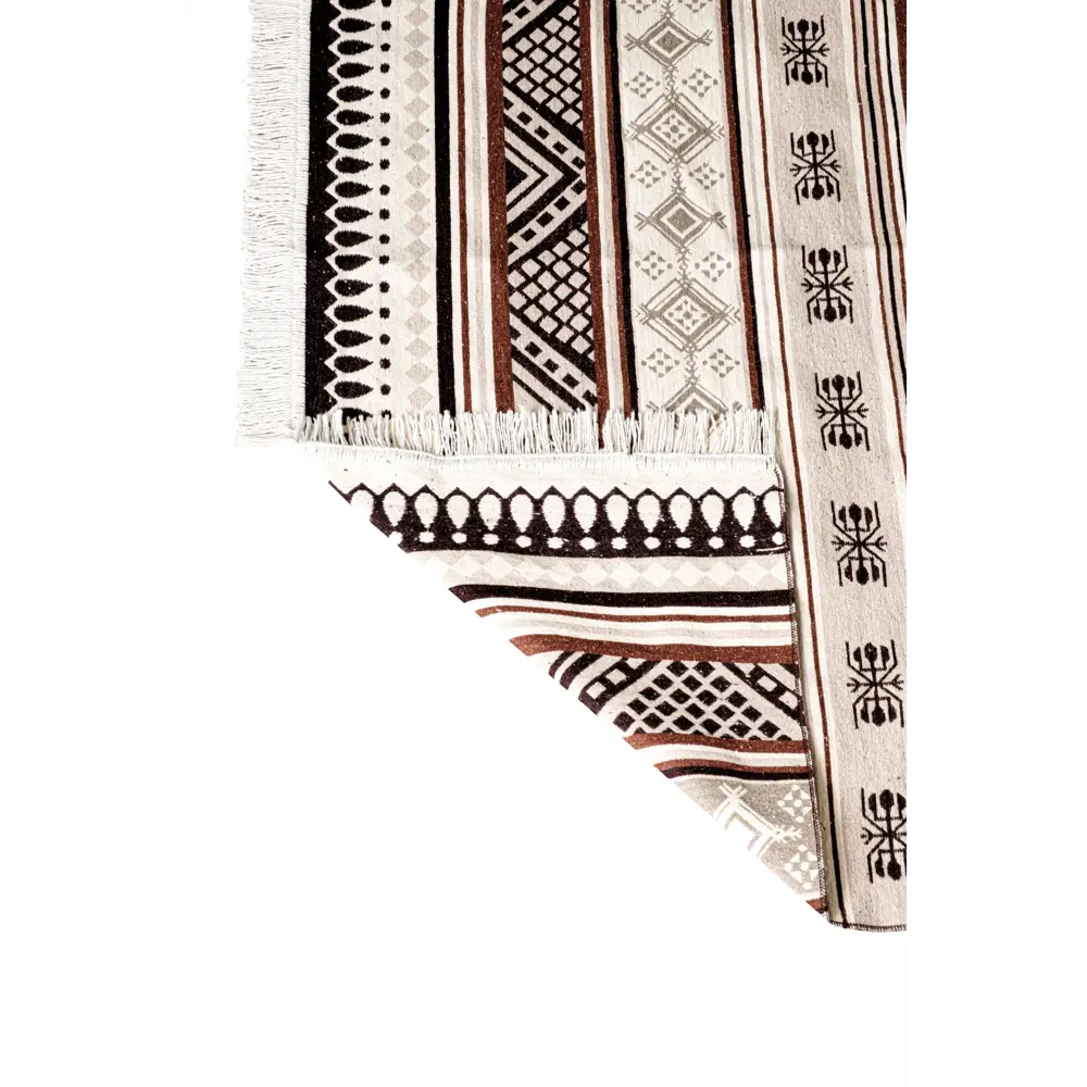 Коврик декоративный хлопок Sacli Lira K929 120x80 см цвет коричневый 89407933 STLM-2099061  - Вид №2
