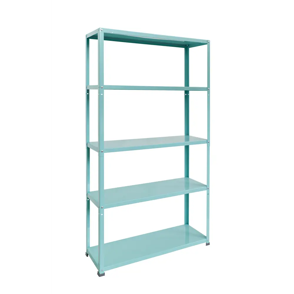 Стеллаж Colour 5 полок 90x175x30 см нагрузка на полку до 70 кг металл цвет бирюзовый 82543186 STLM-2053906 AR SHELVING  - Вид №3