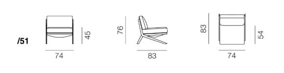 Кожаное кресло de Sede DS-60 ARCH-00122364 - Вид №3