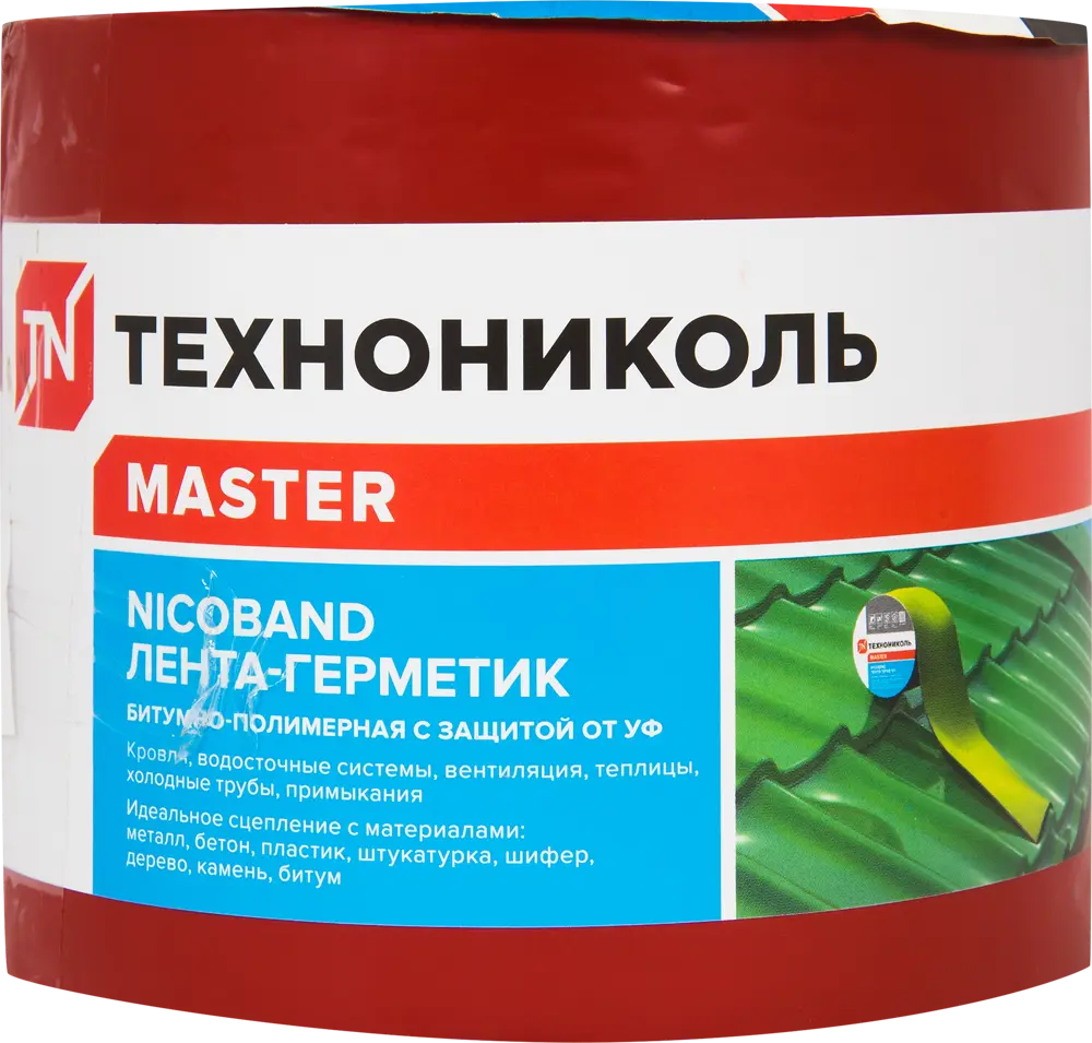 Самоклеящаяся лента НИКОБЕНД для герметизации кровли и водостоков 14114973