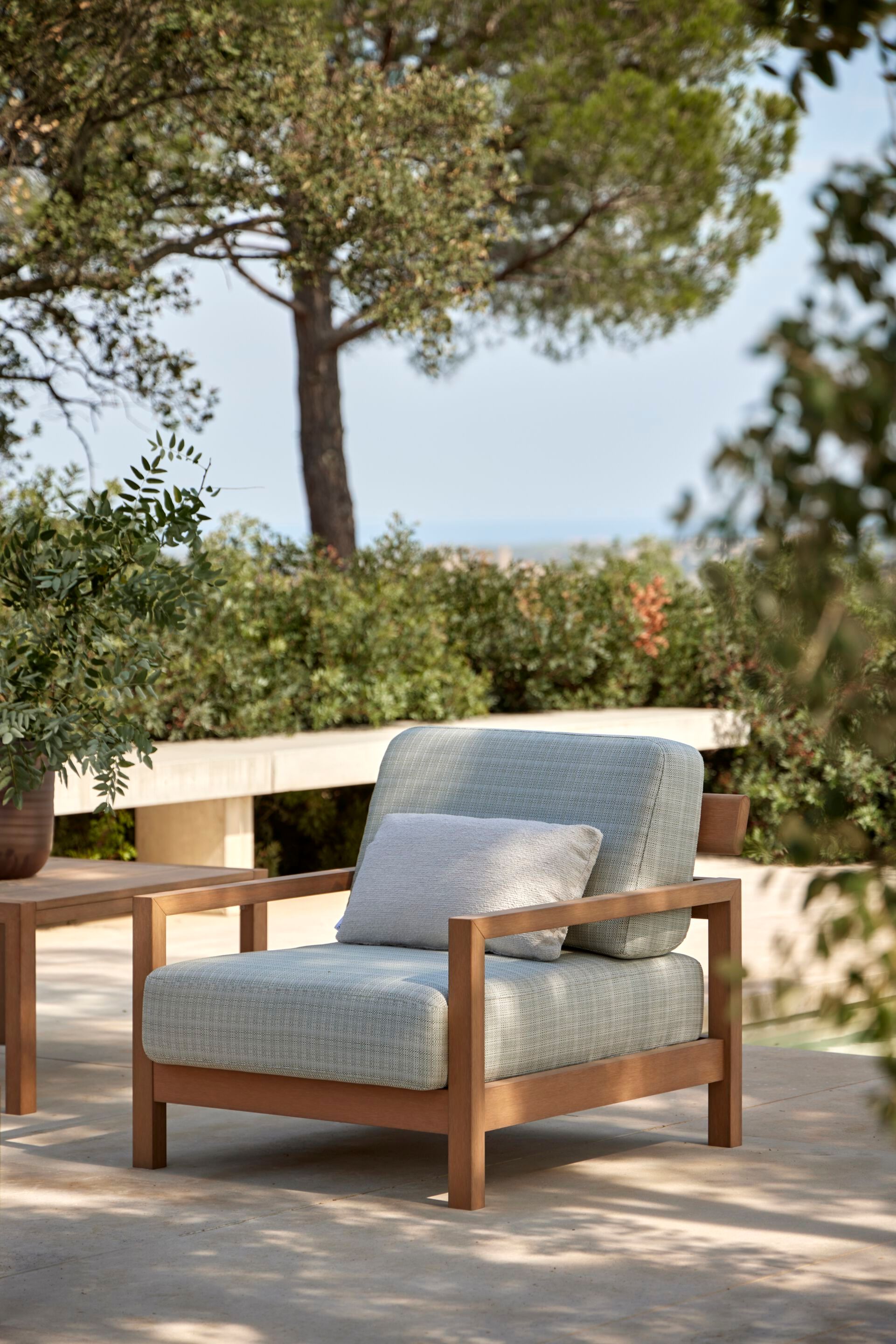 Тканевое садовое кресло с подлокотниками POINT Kubik ARCH-00132181 - Вид №7