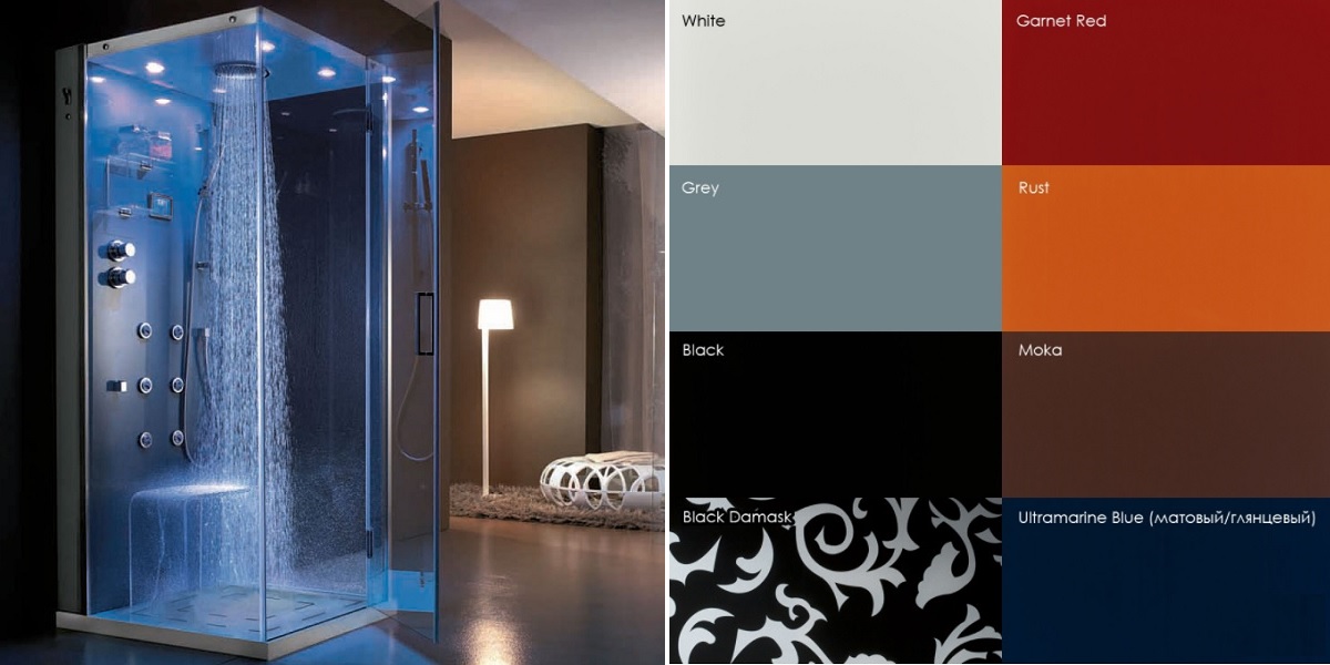 Душевая кабина угловая Tempo INTEGRA 100/90 см 1TPA3S2 Gruppo Geromin - Вид №2