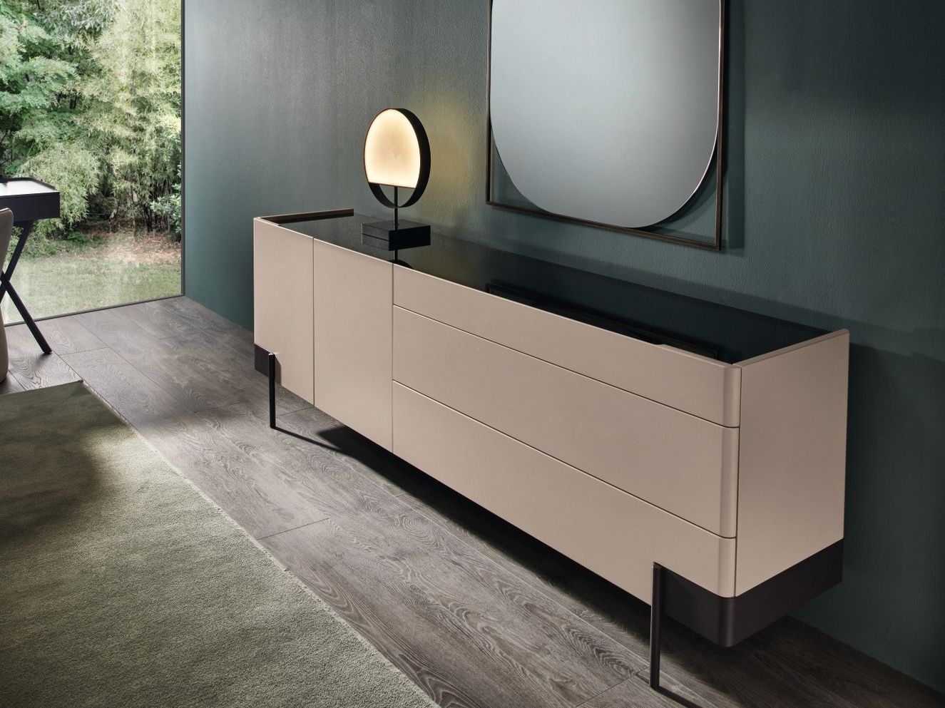 Светодиодная настольная лампа из оникса Cantori Луна ARCH-00098534 - Вид №1