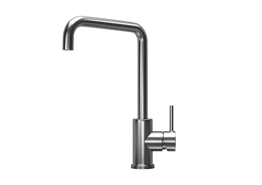 7110, СТАЛЬ САТИН, СМЕСИТЕЛЬ КУХОННЫЙ GRANULA Kitchen Space 7110-ST154 - Вид №1