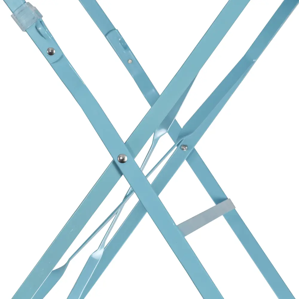 Стол садовый круглый Naterial Flora Origami складной 60х71 см сталь синий STLM-2184005 - Вид №6