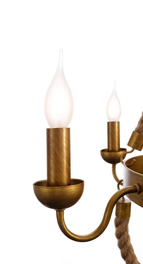 Подвесная люстра Arte Lamp Amaca A8957LM-5BZ ARTE LAMP ДИЗАЙНЕРСКИЕ, AMACA 056527 Бронза  - Вид №2