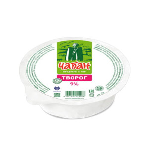 Творог 9% Чабан 500 г БЗМЖ