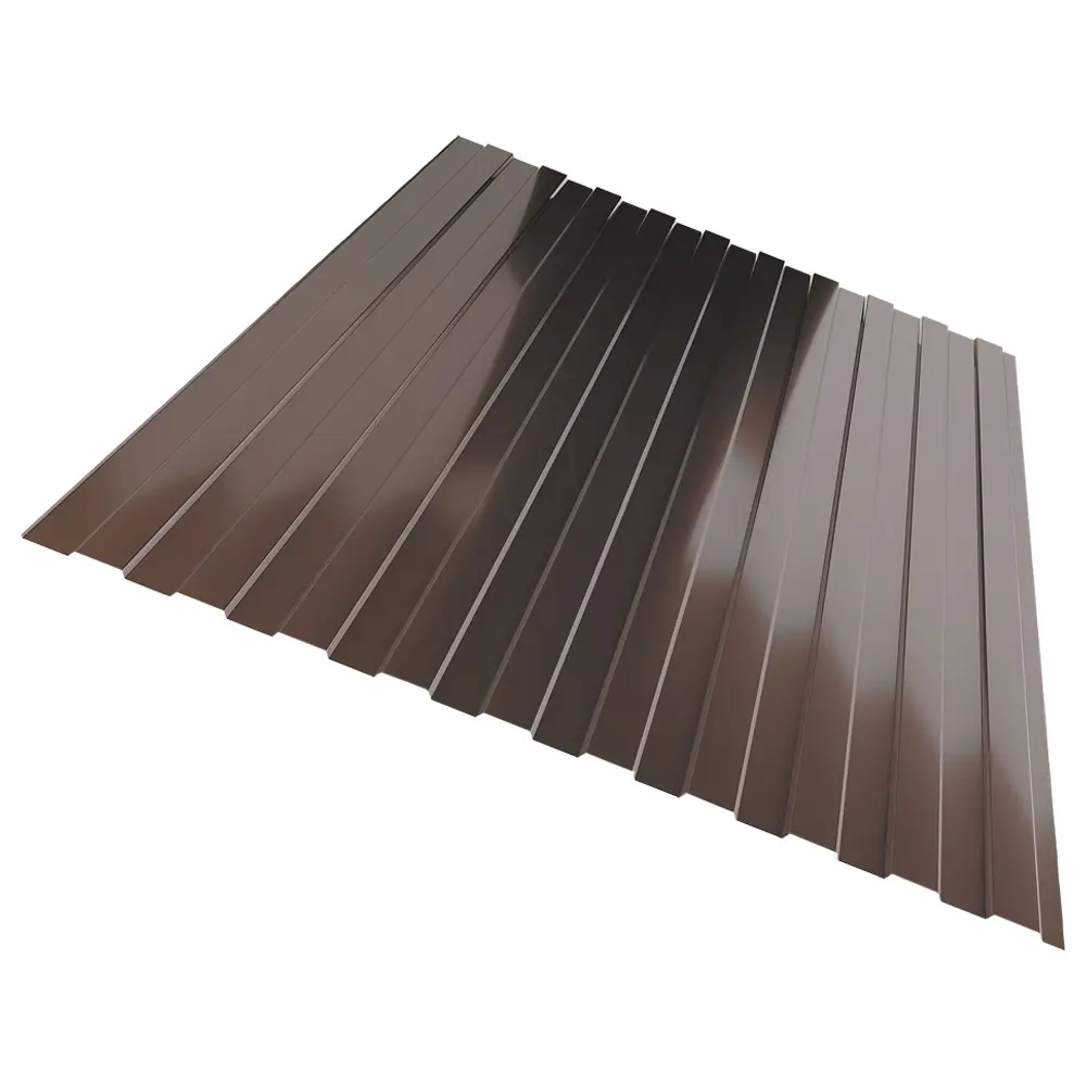 Профнастил С8 0.3 мм 1185x1800 мм RAL 8017 коричневый Santreyd STLM-2134884 - Вид №1