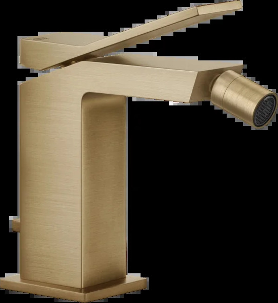 Смеситель для Биде 53007 726 Gessi Rettangolo k ТЕПЛАЯ БРОНЗА BR. PVD