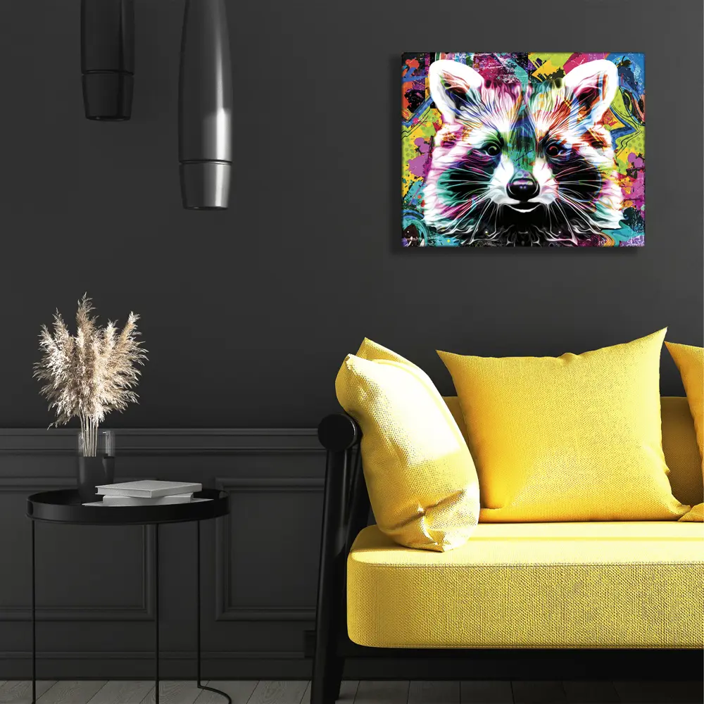 Santreyd Картина на холсте "Арт-енот" 40×50 см для современного интерьера 82887131 STLM-0037517 - Вид №3