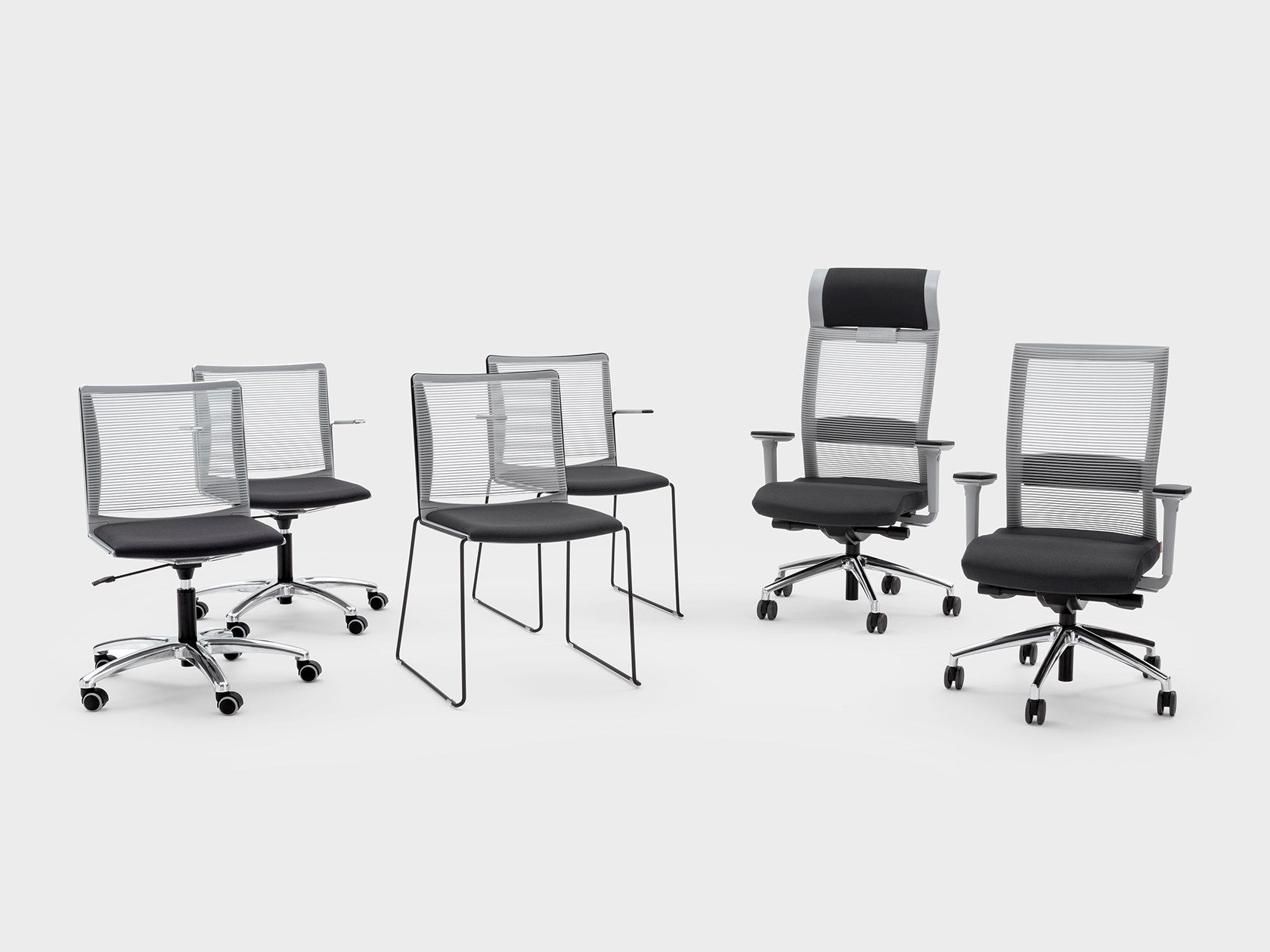 Стул для салазок из ткани с мягким сиденьем Viganò Winner ARCH-00028919 - Вид №5