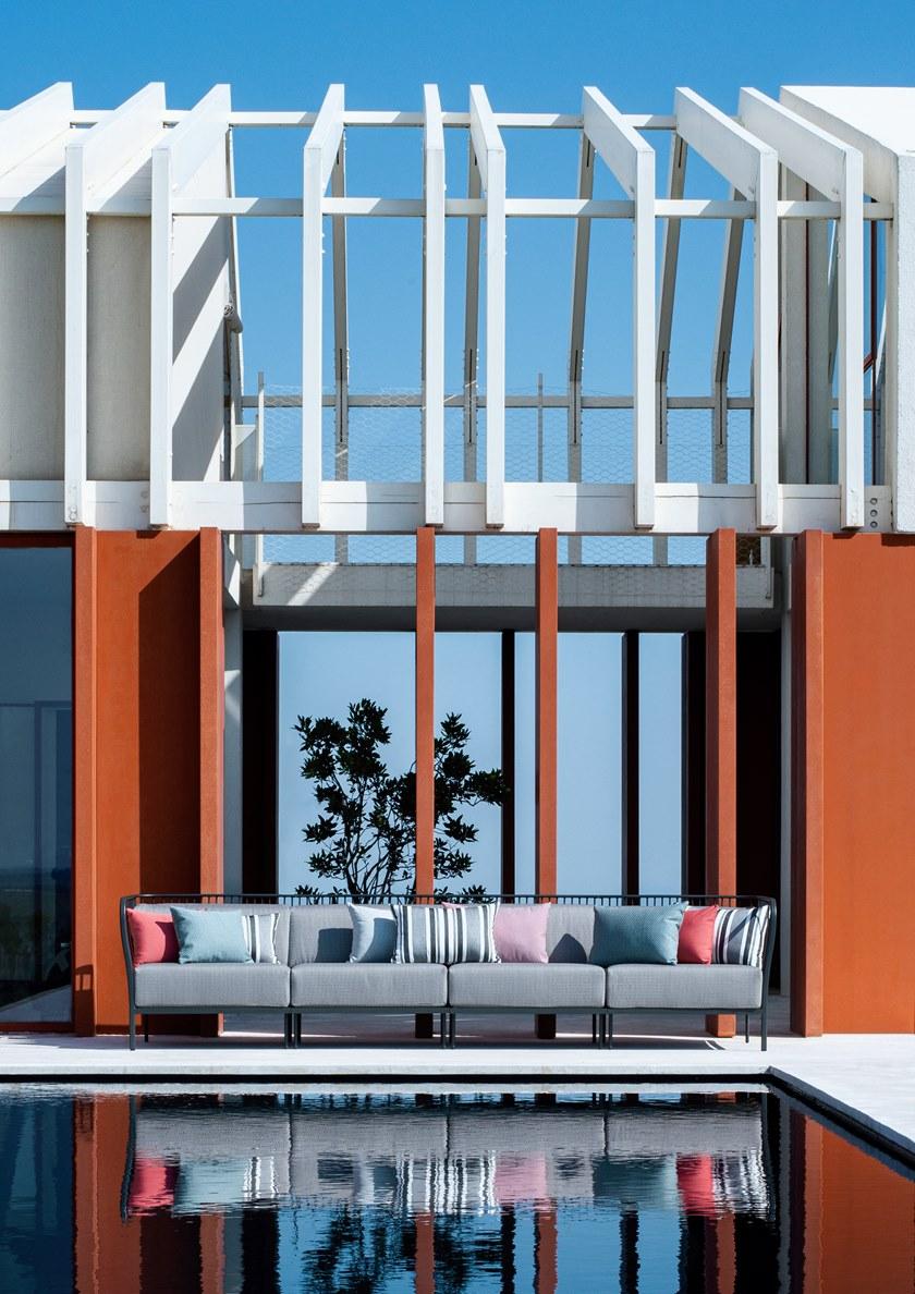 emu Угловое садовое кресло с тканевой обивкой Cannolè 1082 - 1083 - 1084 - Вид №14