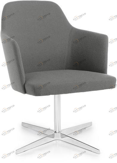 Crassevig Мягкое вращающееся кресло с 4-мя спицами Axel sun-id-1505791