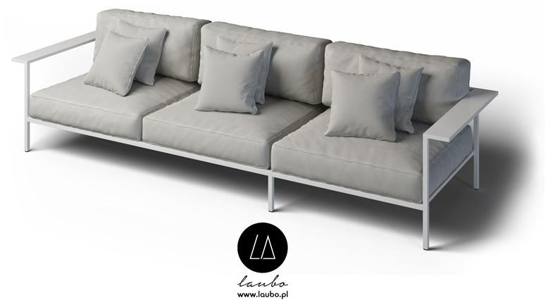 Laubo Садовый диван 3 мест с подлокотниками Cosi sun-id-1453340 - Вид №1