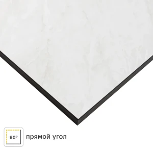 Кухонная столешница Мрамор 120x60x1.6 см HPL-пластик цвет белый 89425421 STLM-2152234