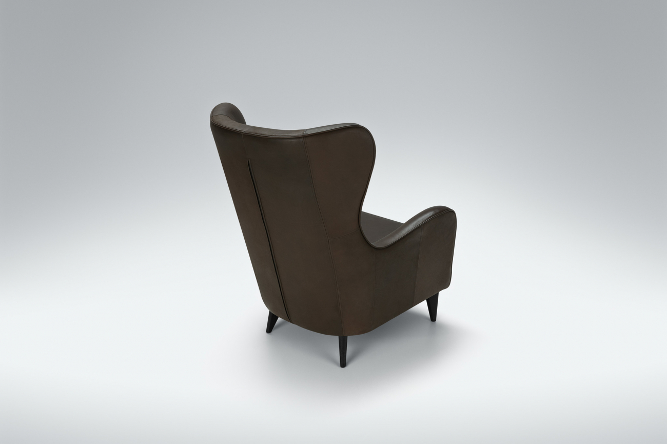 Кресло Greta кожа темно-коричневое SITS GRETA 192450 Венге - Вид №3