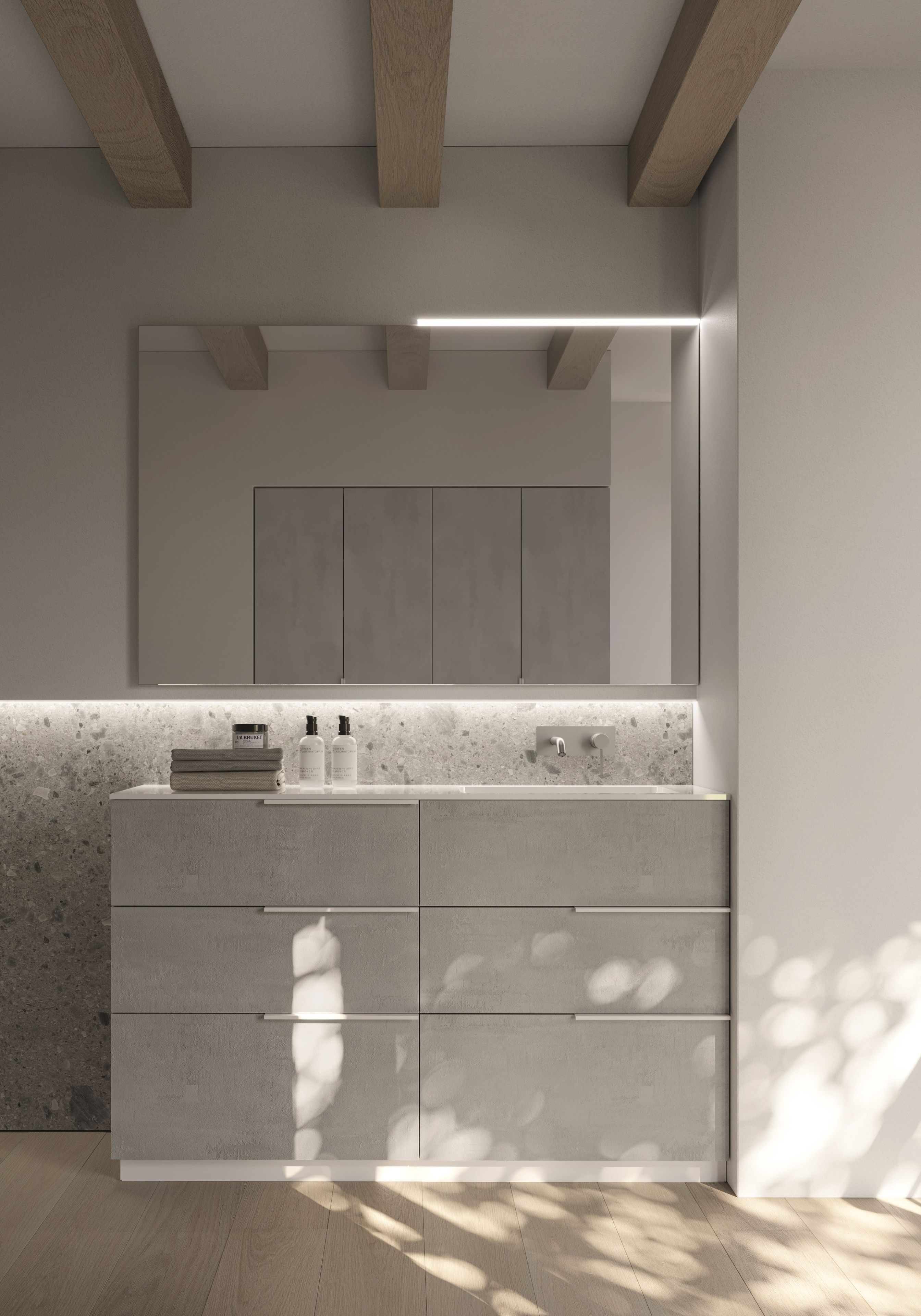 Модульный шкаф для белья Ideagroup пространство-время ARCH-00095041 - Вид №2