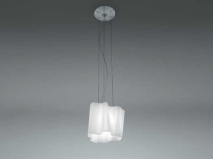 Подвесной светильник из дутого стекла