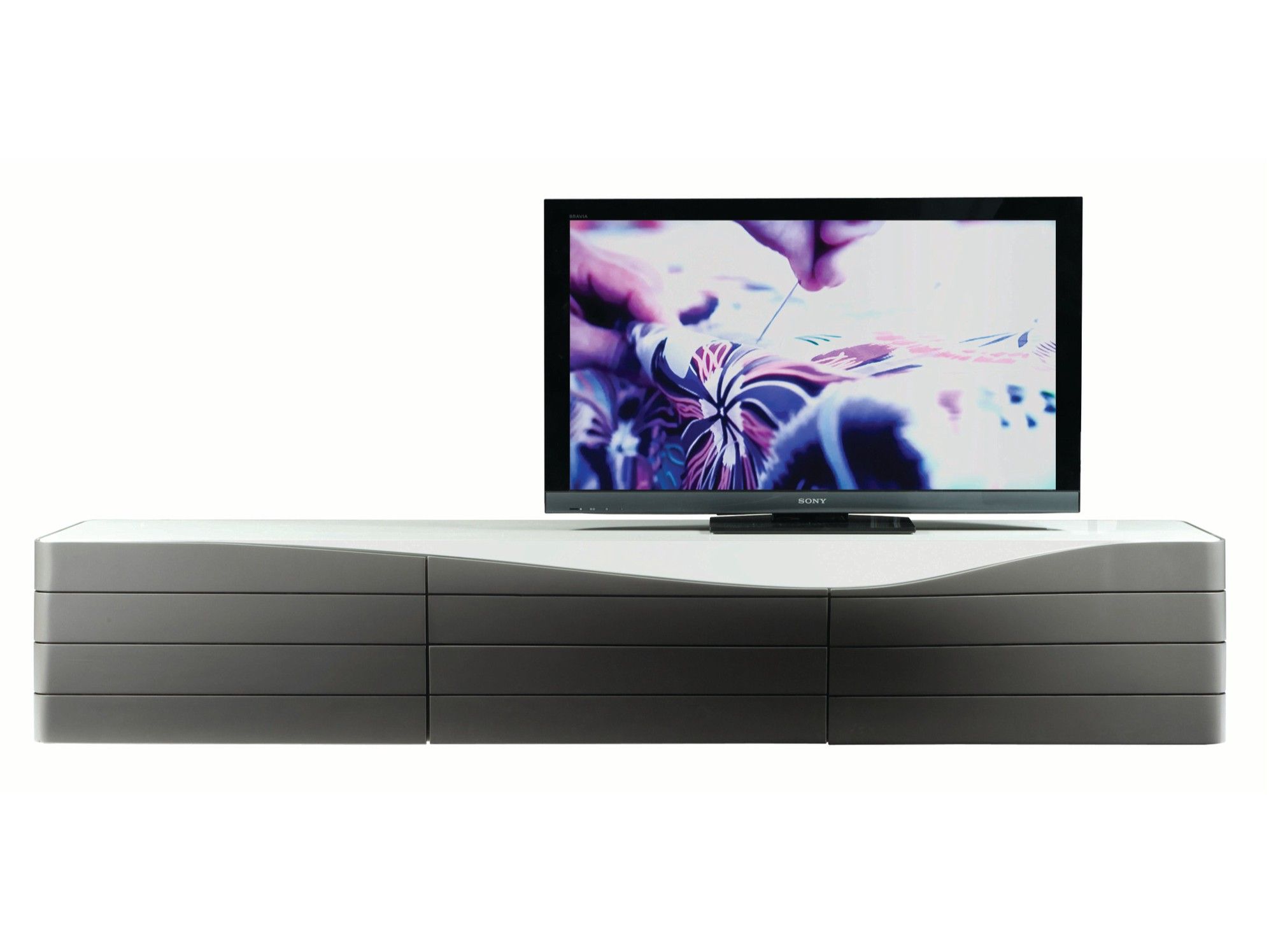 Низкий шкаф для телевизора из МДФ с ящиками ROCHE BOBOIS Ora Ito ARCH-00047210