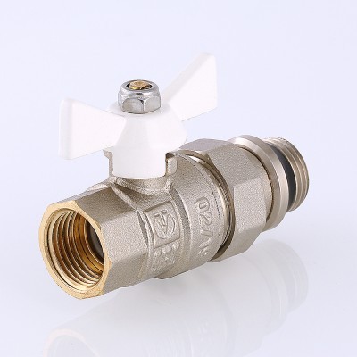 VT.227.NRW.04 Кран шаровой VALTEC BASE с полусгоном  и дополнительным уплотнением Valtec 1/2"  - Вид №7