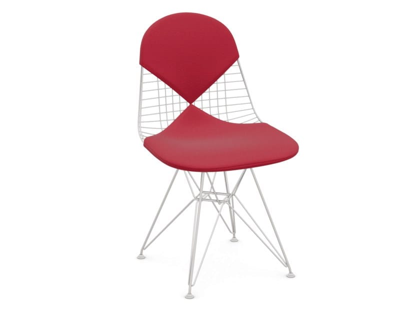 Стальной стул с мягким сиденьем In Stock Vitra ARCH-00108601 - Вид №1