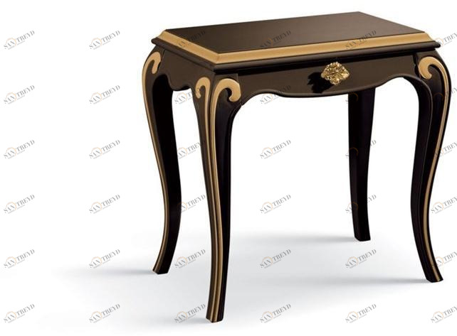 Carpanese Home Прямоугольный деревянный журнальный столик с вещевым ящиком Heritage 5082