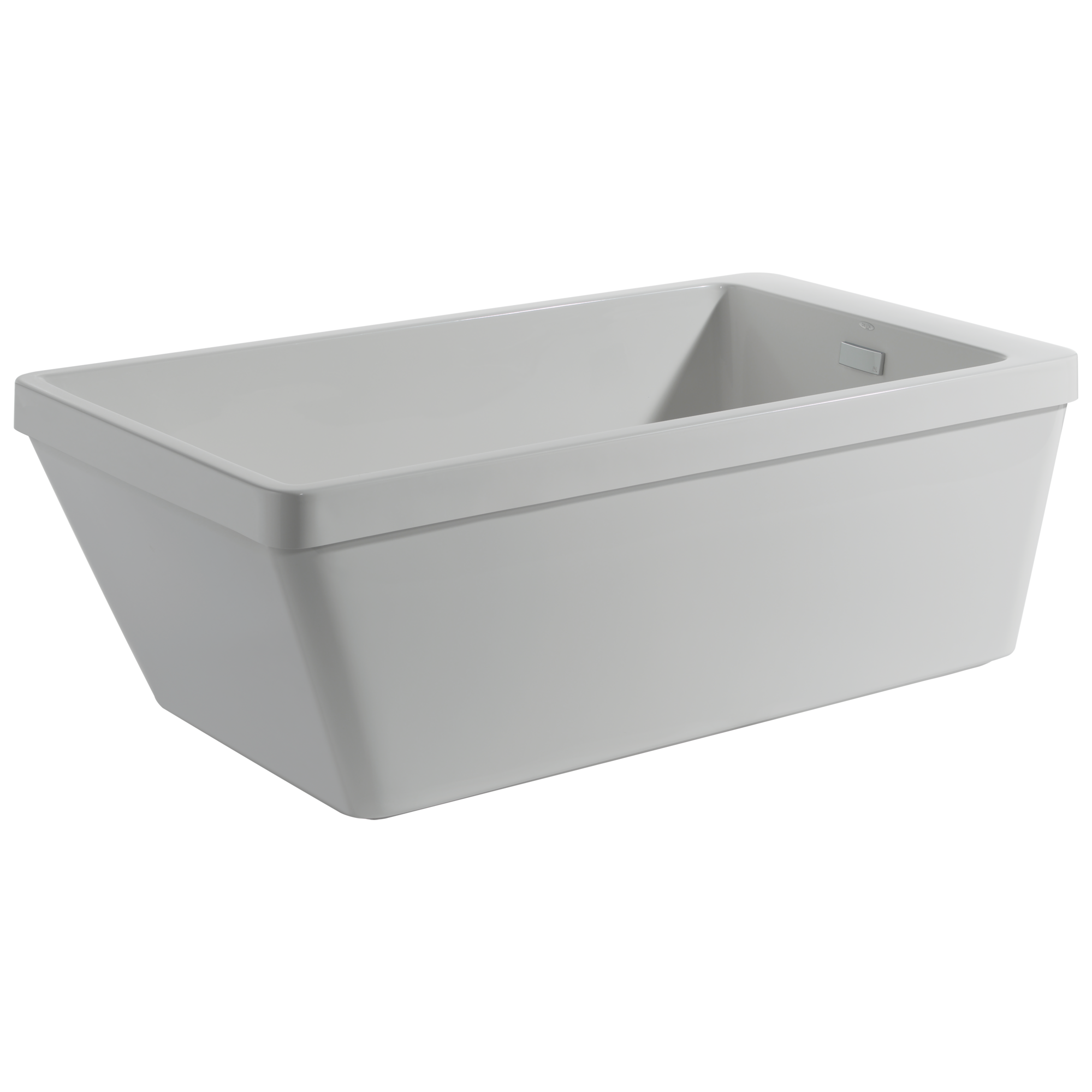 Отдельно стоящая ванна 60 дюймов x 32 дюйма со встроенным сливом и переливом Delta Faucet Byron DB256406-6032WH