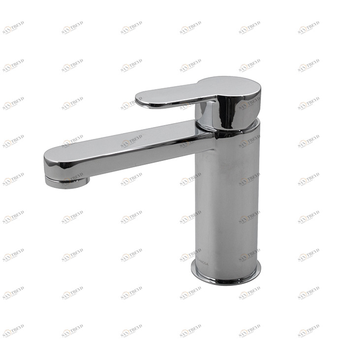 Смеситель для раковины, однорычажный, с керамическим картриджем Ø25 мм и шлангами диаметром 500 мм 3/8 дюйма. Расход 5,68 л / мин при 3 барах  Tono NOKEN 100184751  CHROME 