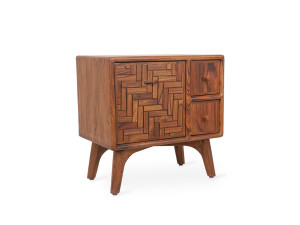 Тумбочка из тикового дерева с ящиками